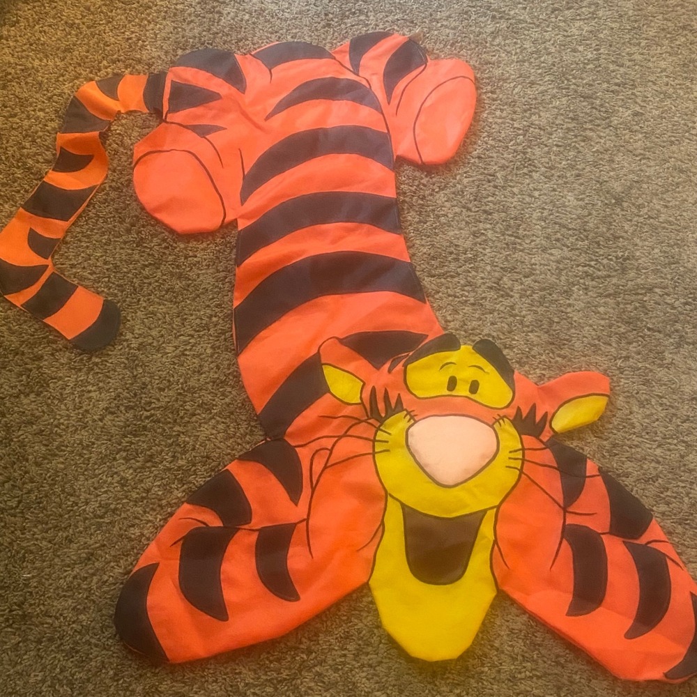 Disney Tigger Outdoor Flag Orange Winnie the Pooh Double Sided